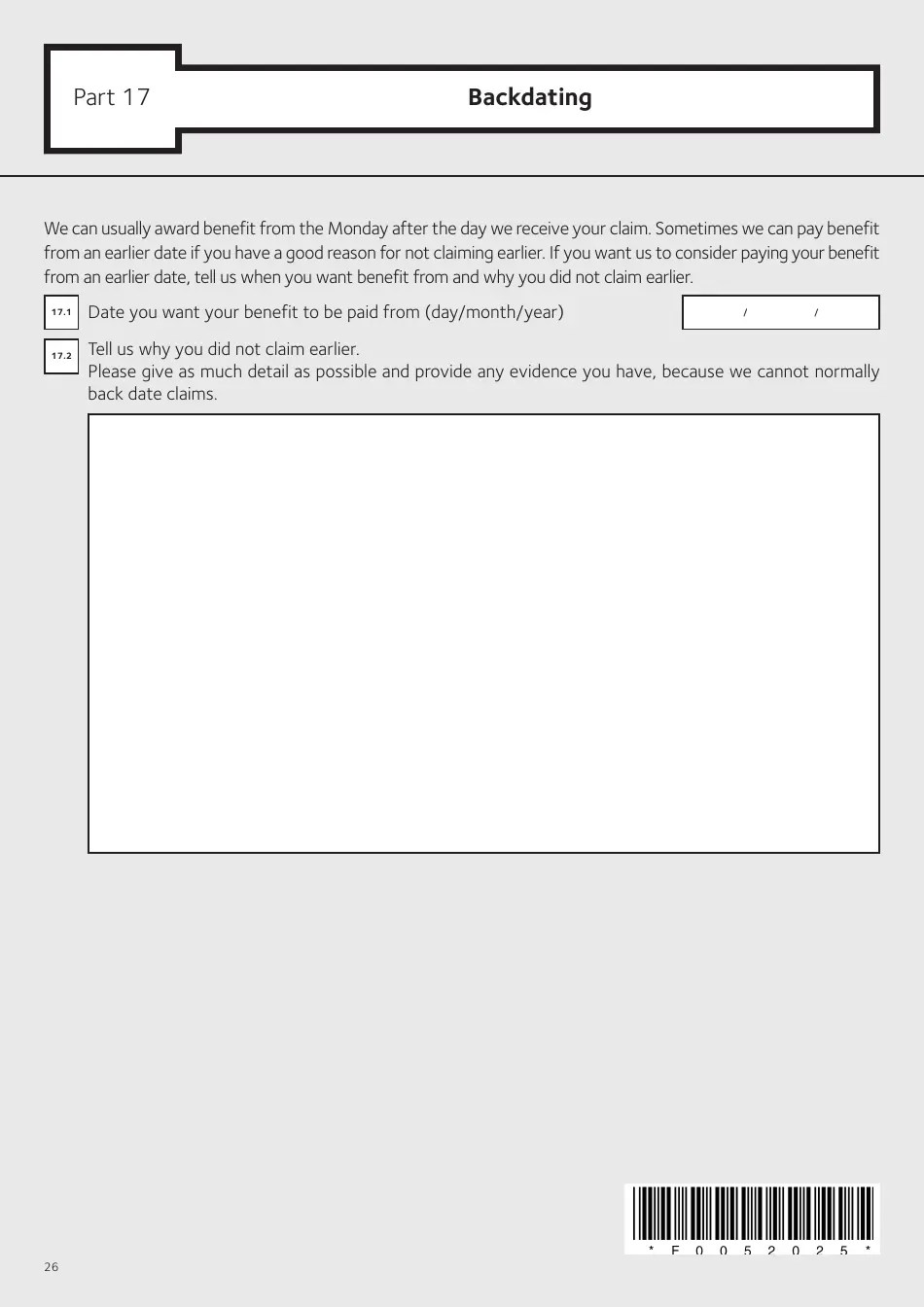 Islington, Greater London United Kingdom Application Form for Housing Benefit (Including Local