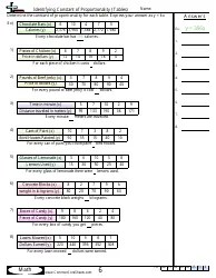 Identifying Constant of Proportionality (Tables) Worksheet With Answer