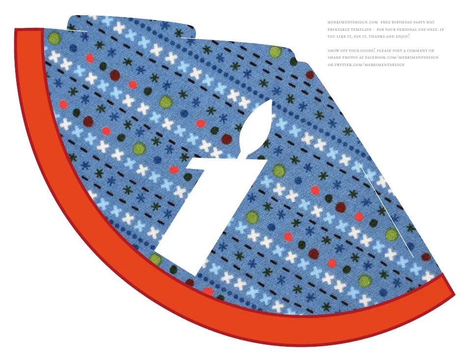 1st Birthday Party Hat Template Download Printable PDF Templateroller