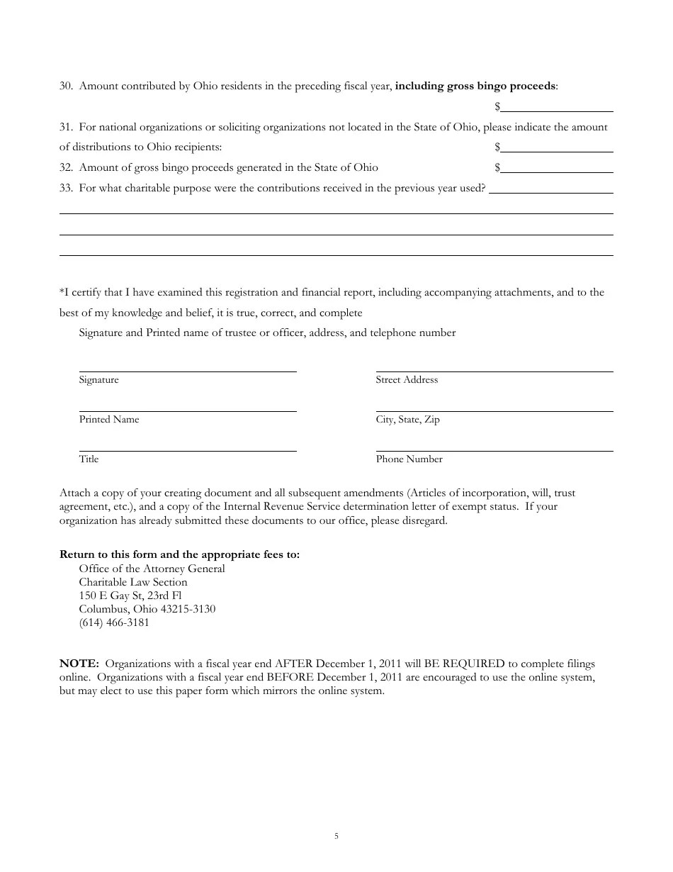 Form CFR1 Fill Out, Sign Online and Download Printable PDF, Ohio