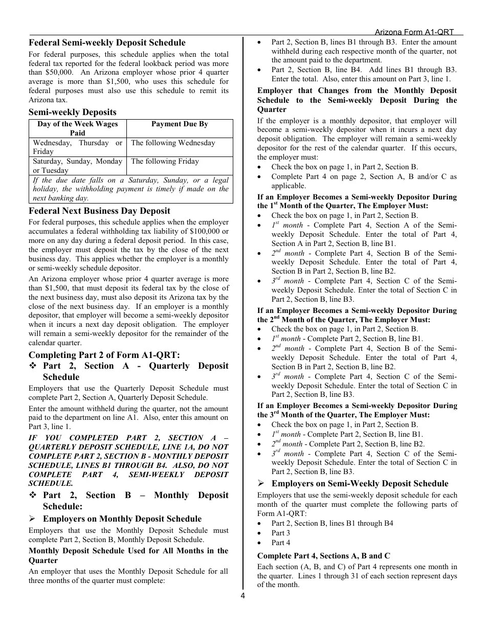Arizona Form A1QRT (ADOR10888) Fill Out, Sign Online and Download