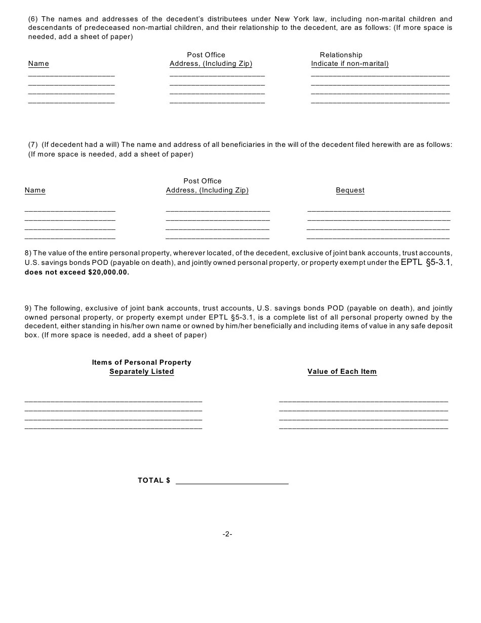 Form SE2A Fill Out, Sign Online and Download Fillable PDF, New York