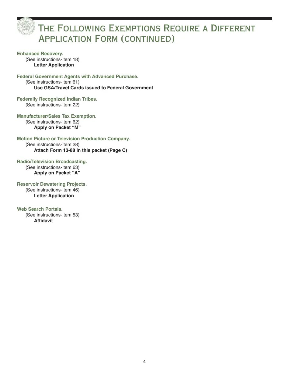 Oklahoma Packet E Oklahoma Sales Tax Exemption Packet Fill Out