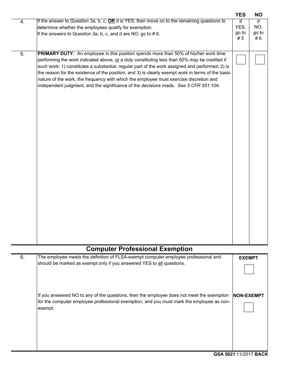 GSA Form 5021 Fill Out, Sign Online and Download Fillable PDF