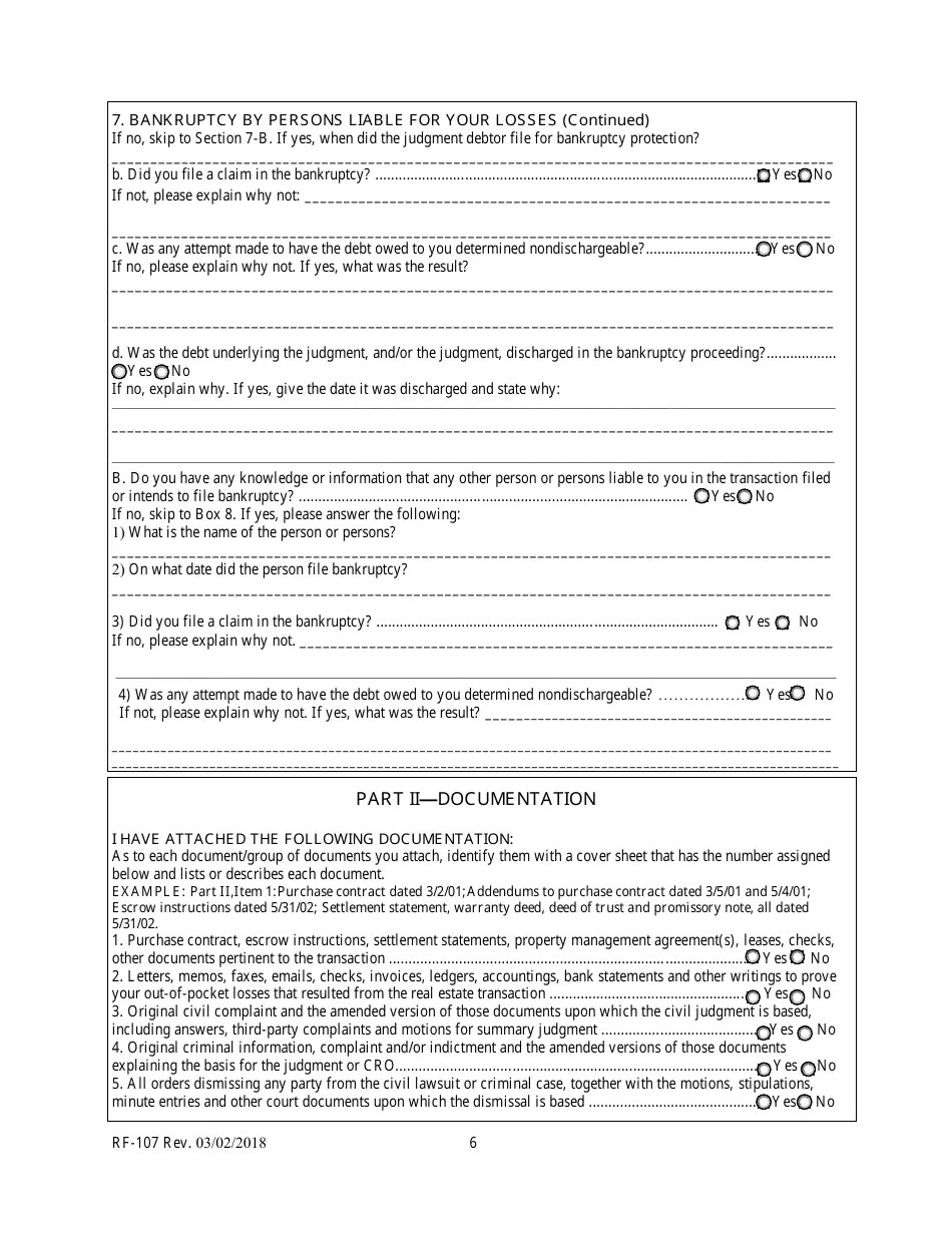 Form RF107 Fill Out, Sign Online and Download Fillable PDF, Arizona Templateroller