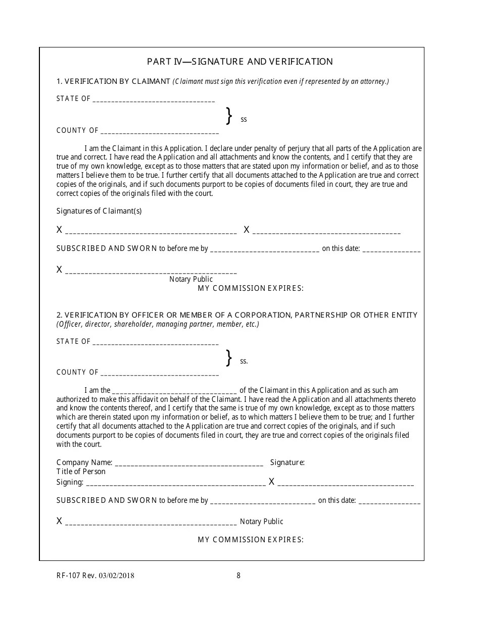 Form RF107 Fill Out, Sign Online and Download Fillable PDF, Arizona Templateroller