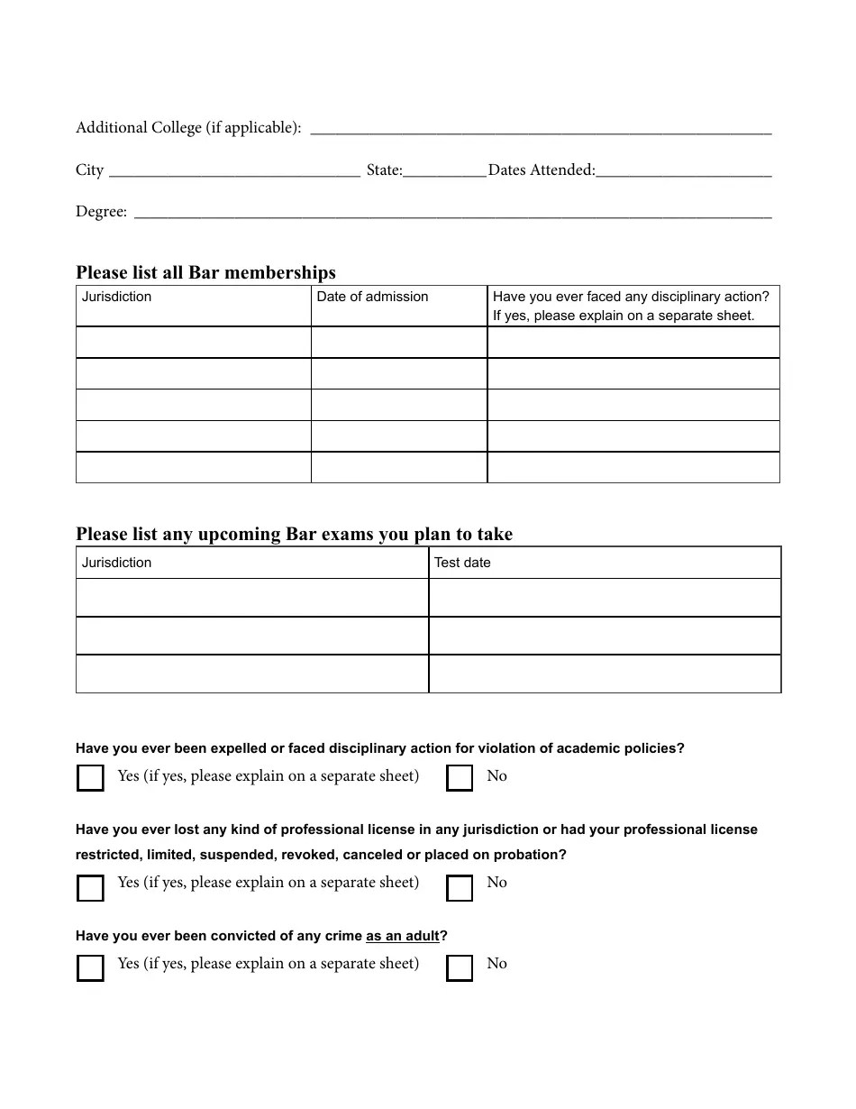 California California Attorney General's Honors Program Application Form Fill Out, Sign Online