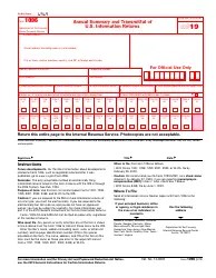 IRS Form 1096 - 2019 - Fill Out, Sign Online and Download Printable PDF
