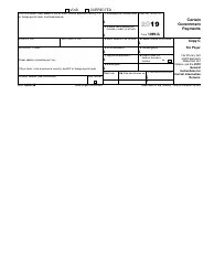 IRS Form 1099-G - 2019 - Fill Out, Sign Online and Download Fillable