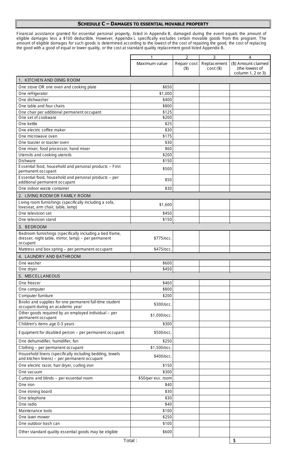 Quebec Canada Claim Form " Individuals Fill Out, Sign Online and