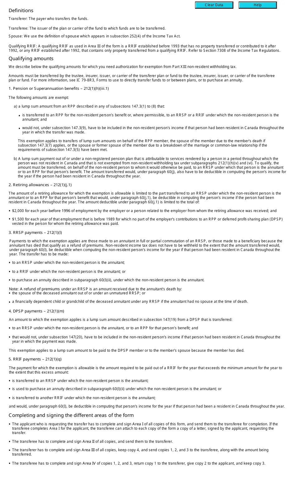 Form NRTA1 Fill Out, Sign Online and Download Fillable PDF, Canada Templateroller