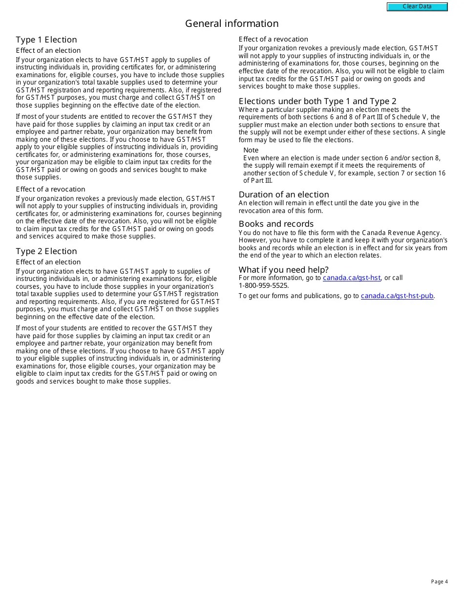 Form GST29 Fill Out, Sign Online and Download Fillable PDF, Canada