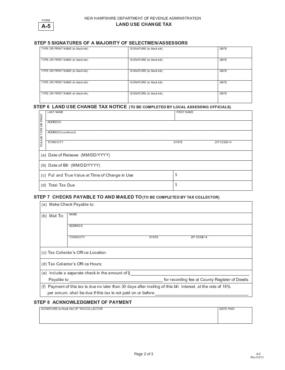 Form A5 Fill Out, Sign Online and Download Printable PDF, New
