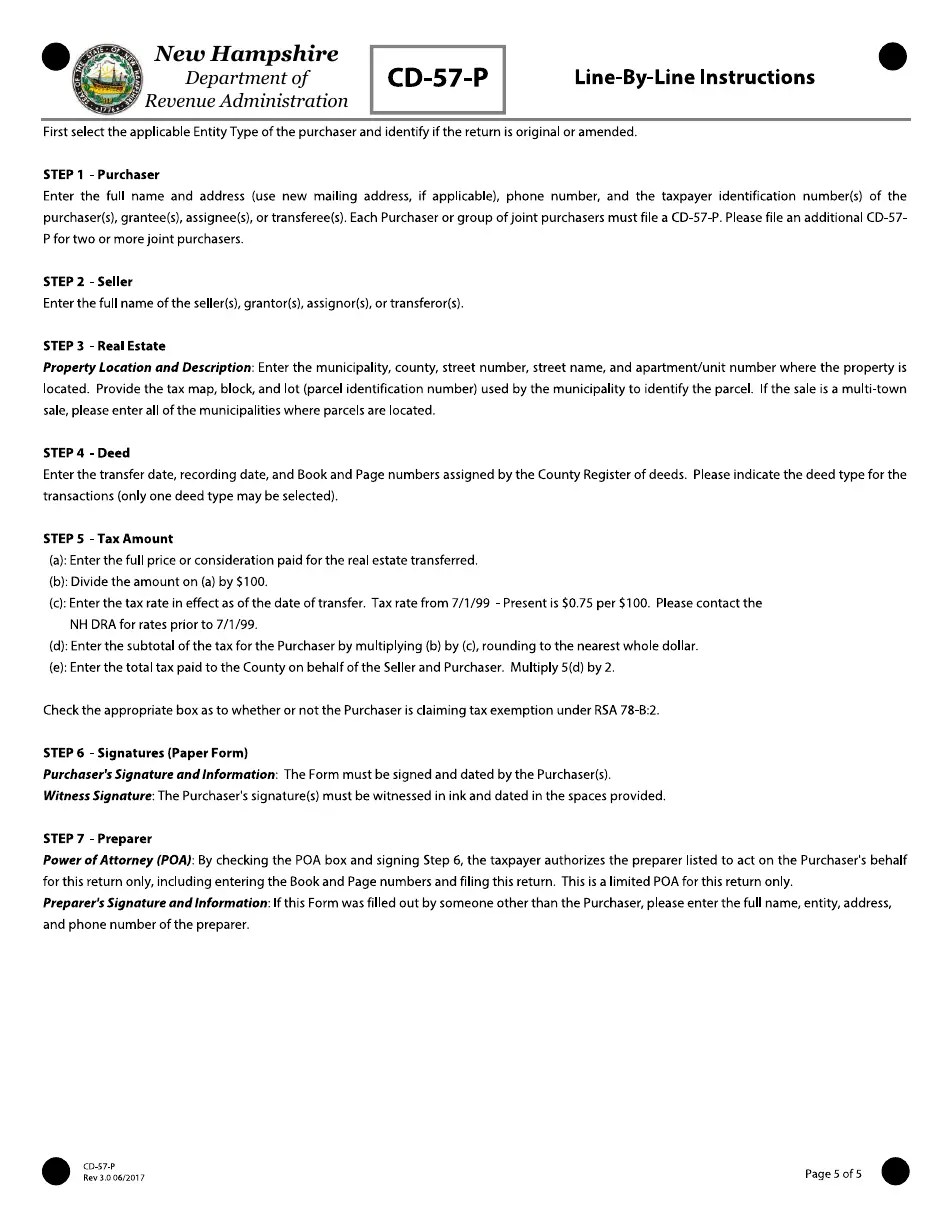 Form CD57P Fill Out, Sign Online and Download Fillable PDF, New