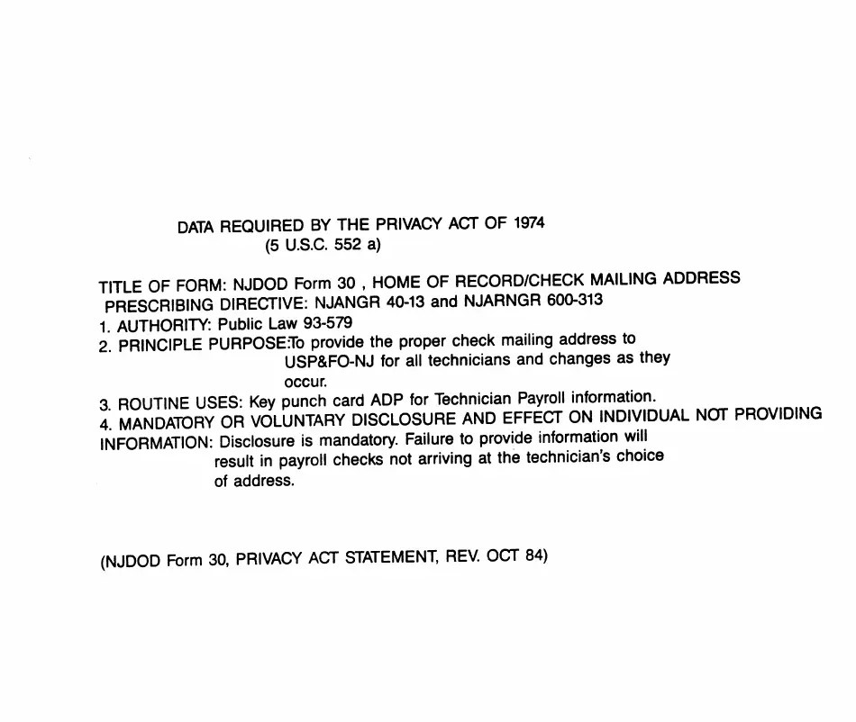 NJDMAVA Form 30 Fill Out, Sign Online and Download Fillable PDF, New