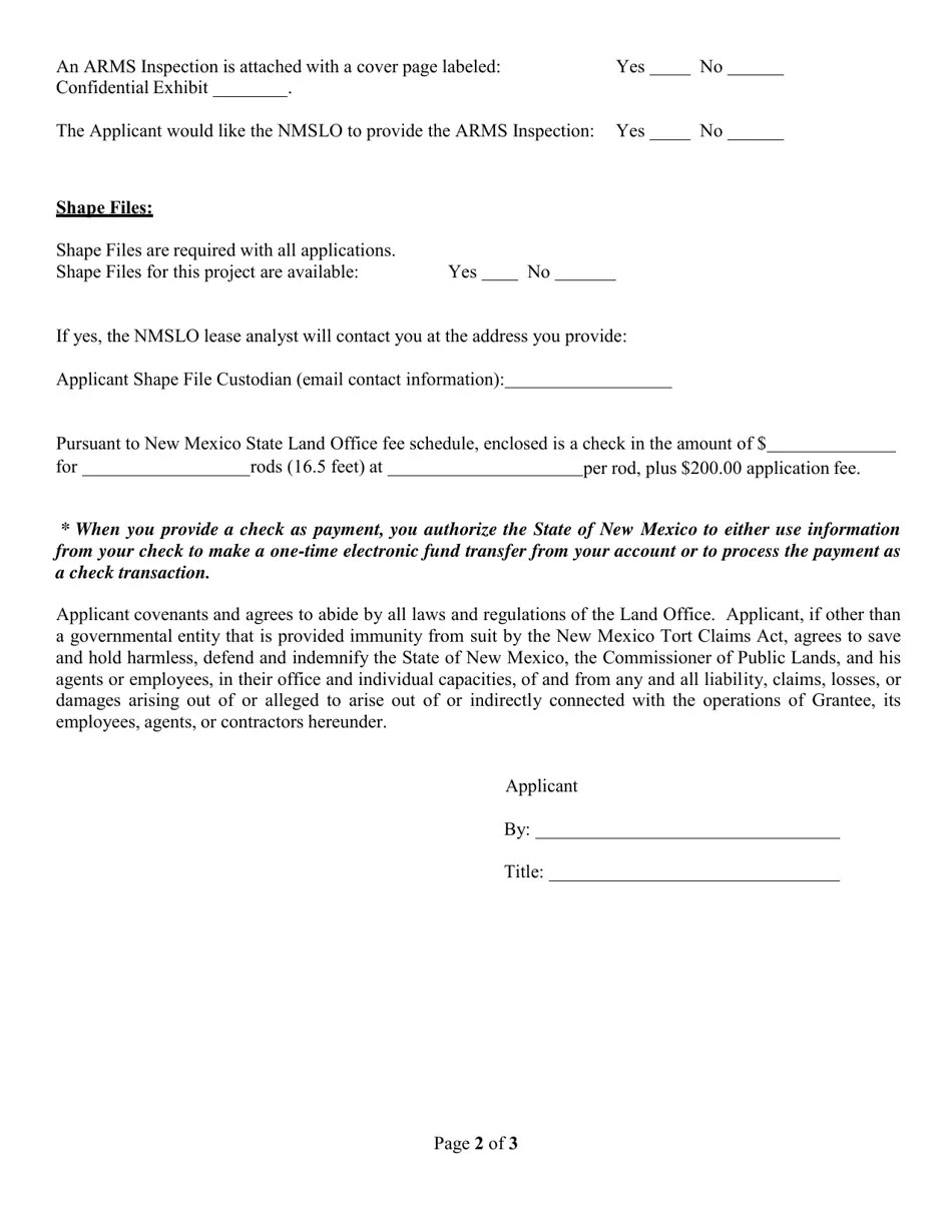 New Mexico RightOfWay Easement Amendment Fill Out, Sign Online and