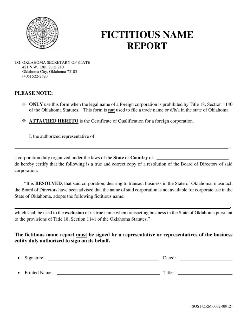 SOS Form 0032 Fill Out, Sign Online and Download Fillable PDF