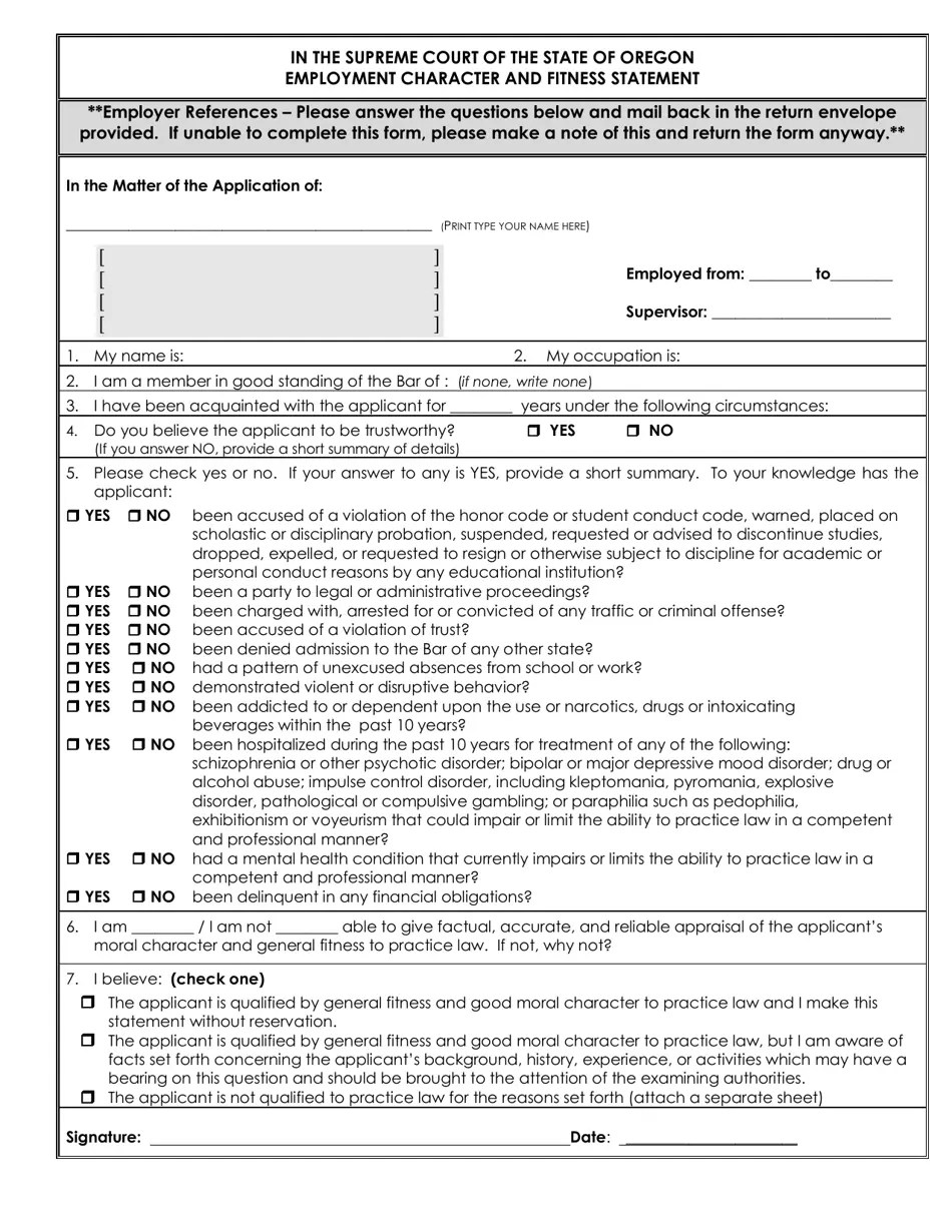 Oregon Application for Admission by Ube Score Transfer Fill Out, Sign