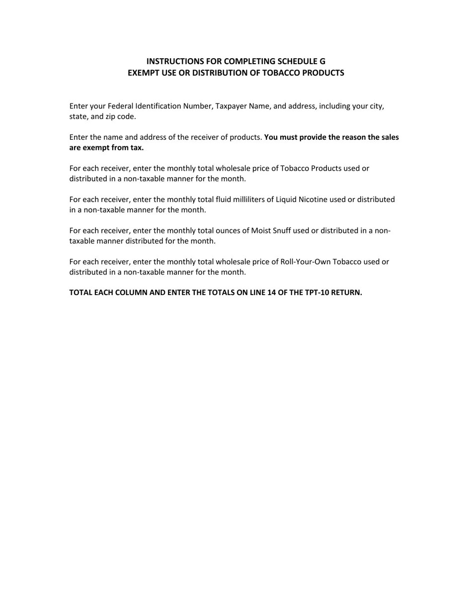 New Jersey Exempt Use or Distribution of Tobacco Products Fill Out