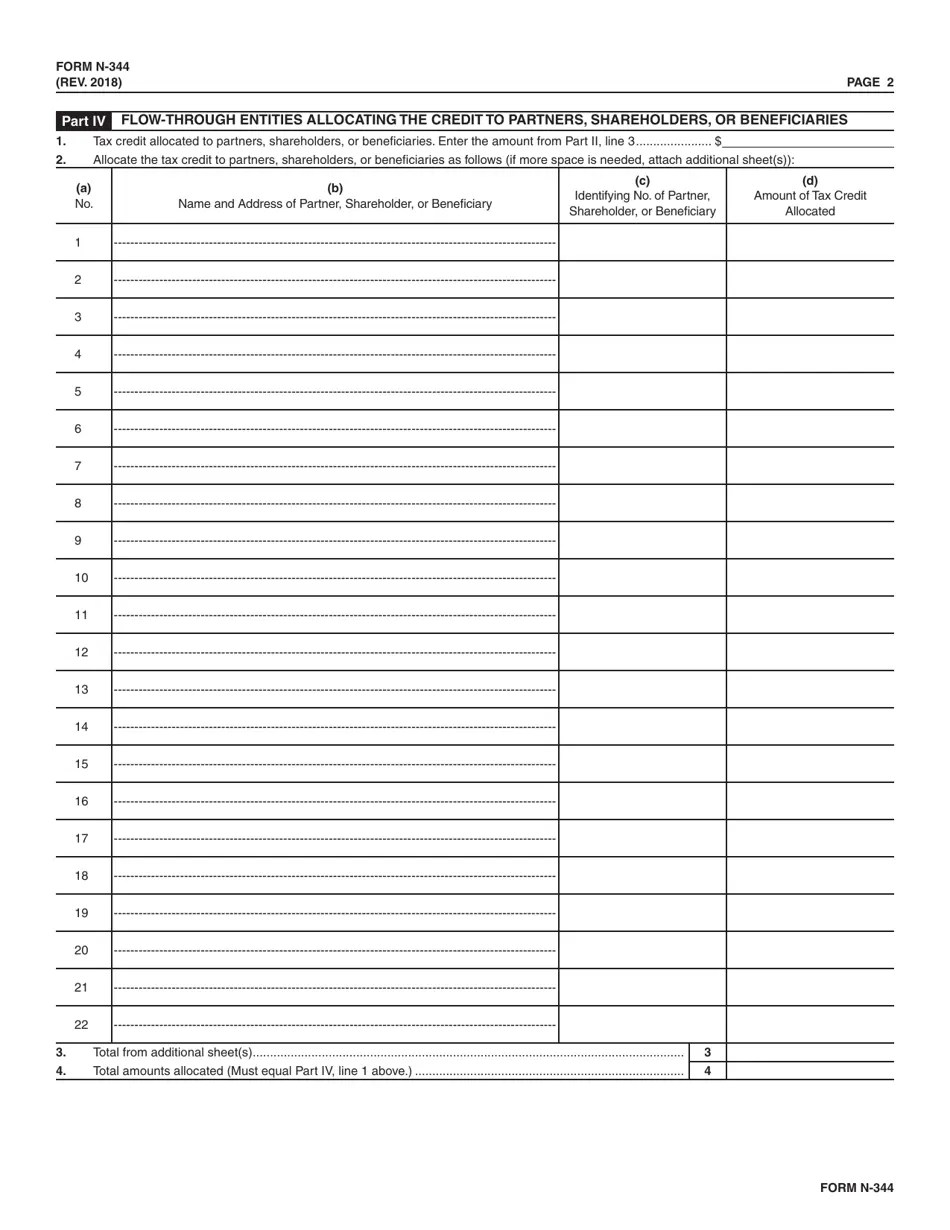 Form N344 Download Fillable PDF or Fill Online Important Agricultural