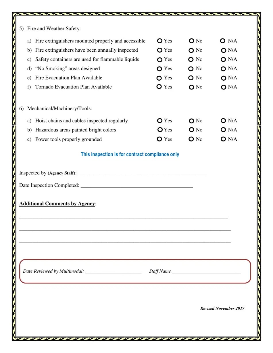 Tennessee Real Property/Facility Agency Inspection Sheet Fill Out, Sign Online and Download