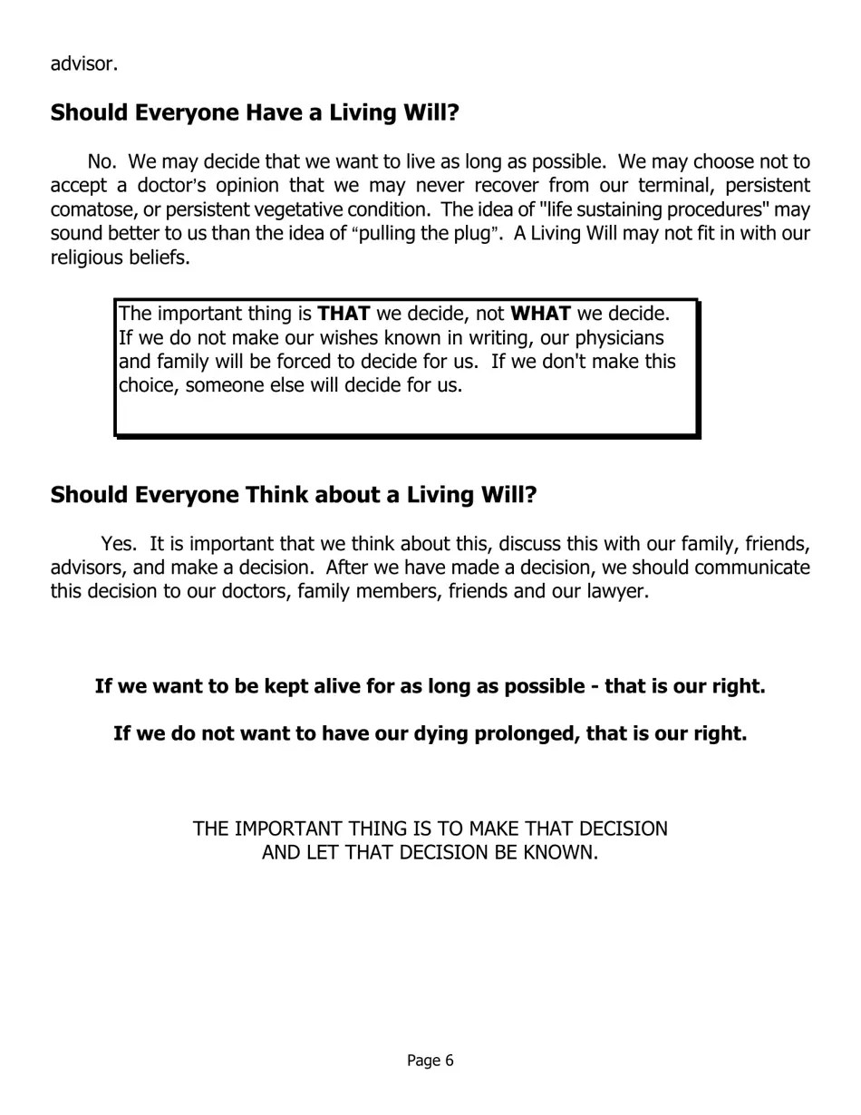 (United States) Living Will Form Fill Out, Sign Online and