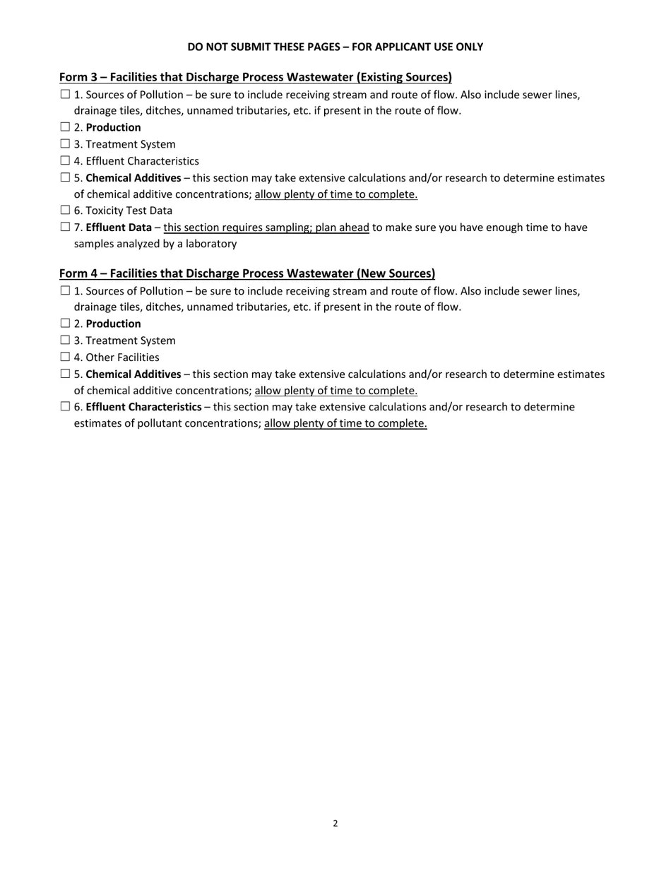 Iowa Checklist for Industrial Npdes Permit Application Download