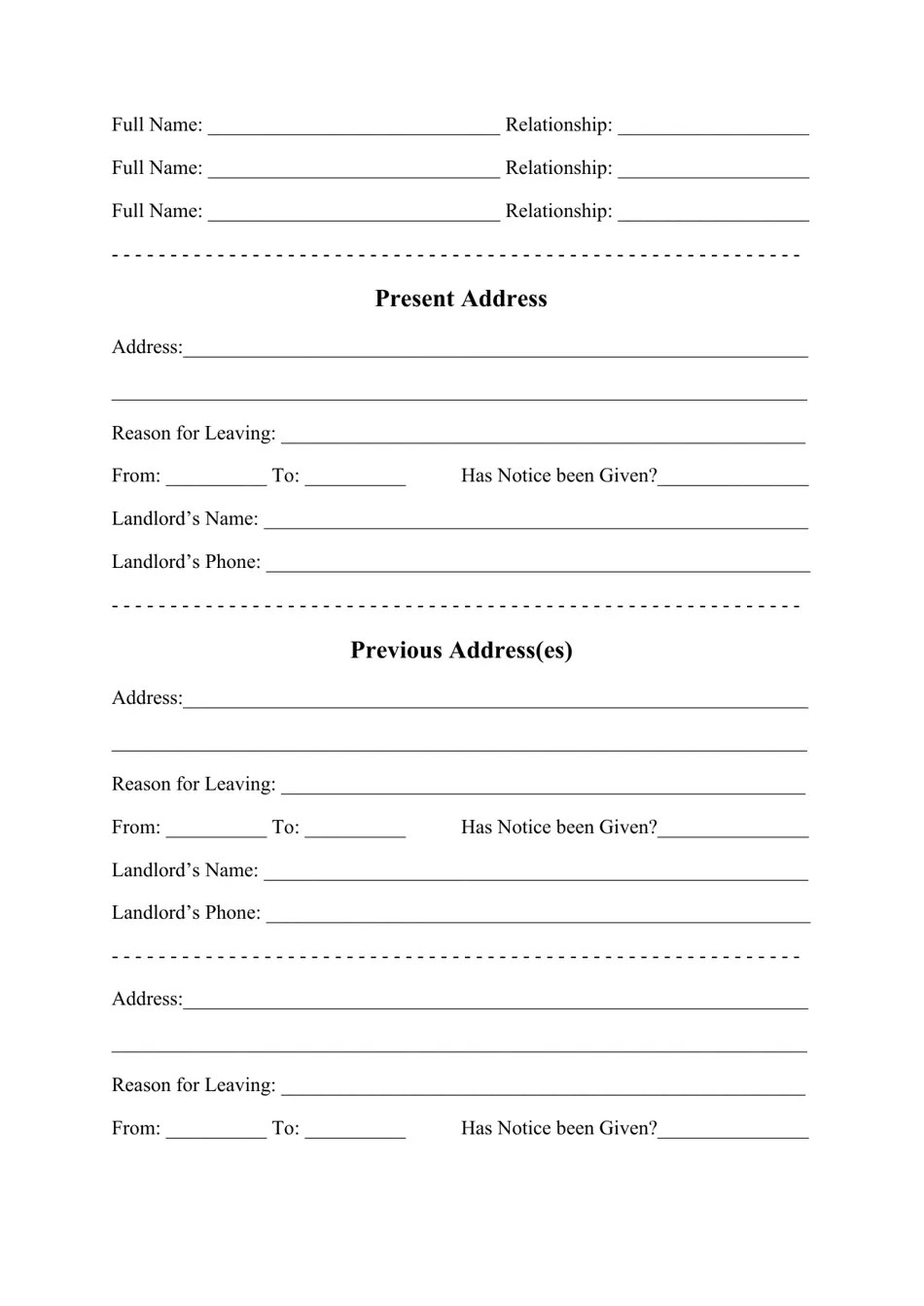 Nevada Rental Application Form Fill Out, Sign Online and Download PDF