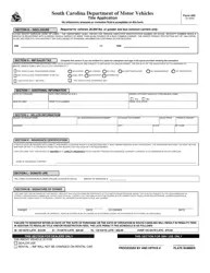 Sc Title Application Form 400 - street-door