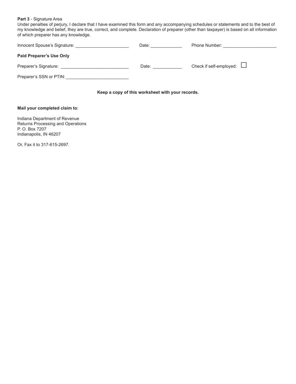 State Form 51754 Worksheet IN40SP Fill Out, Sign Online and Download