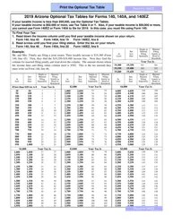 Arizona Form 140EZ (ADOR10534) - 2019 - Fill Out, Sign Online and