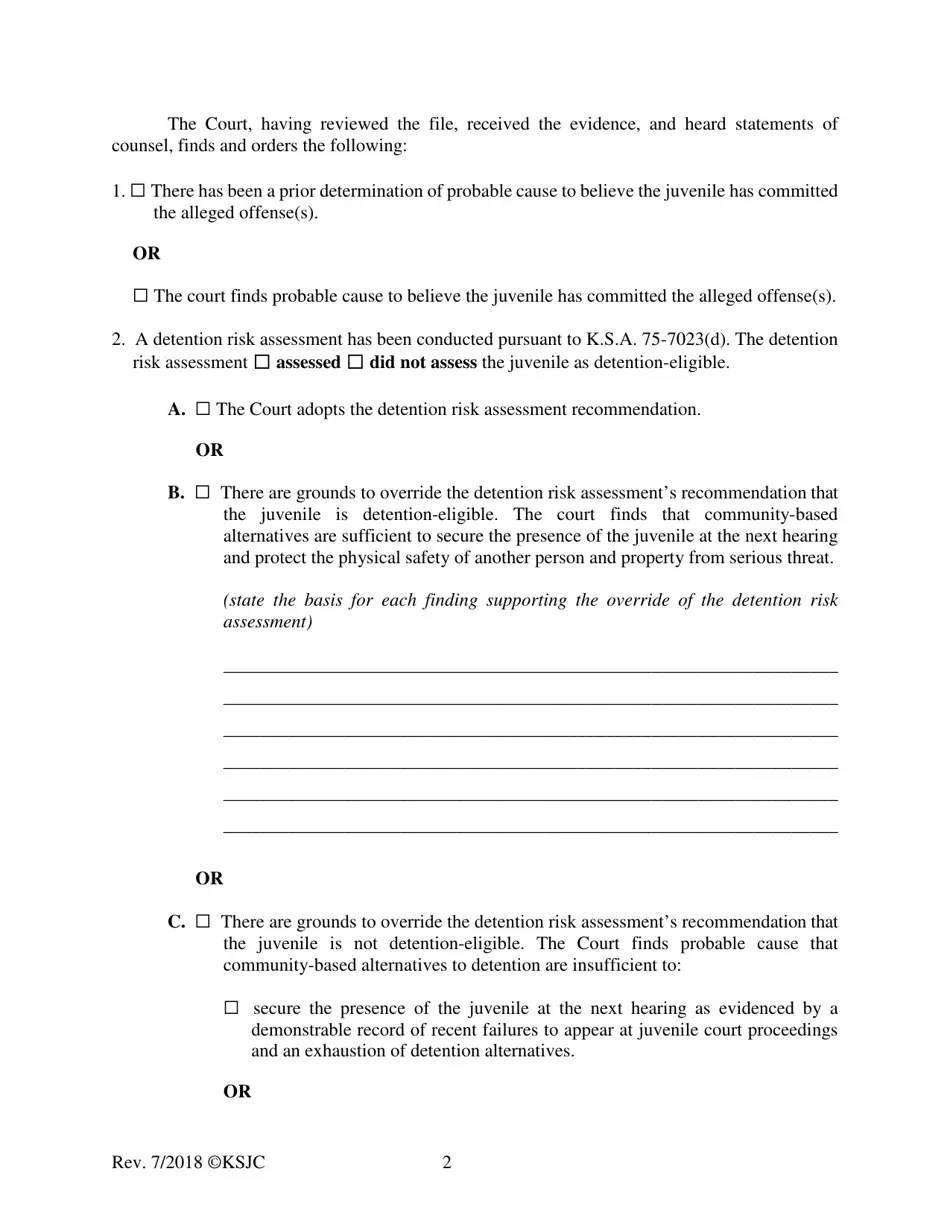 Form 314 Fill Out, Sign Online and Download Fillable PDF, Kansas