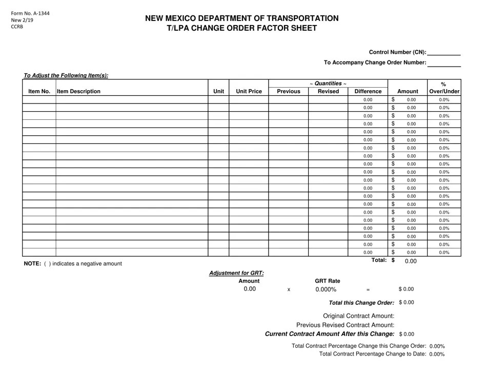 Form A1344 Fill Out, Sign Online and Download Fillable PDF, New