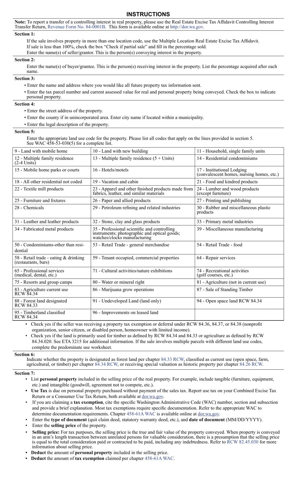 Form REV84 0001A Fill Out, Sign Online and Download Fillable PDF