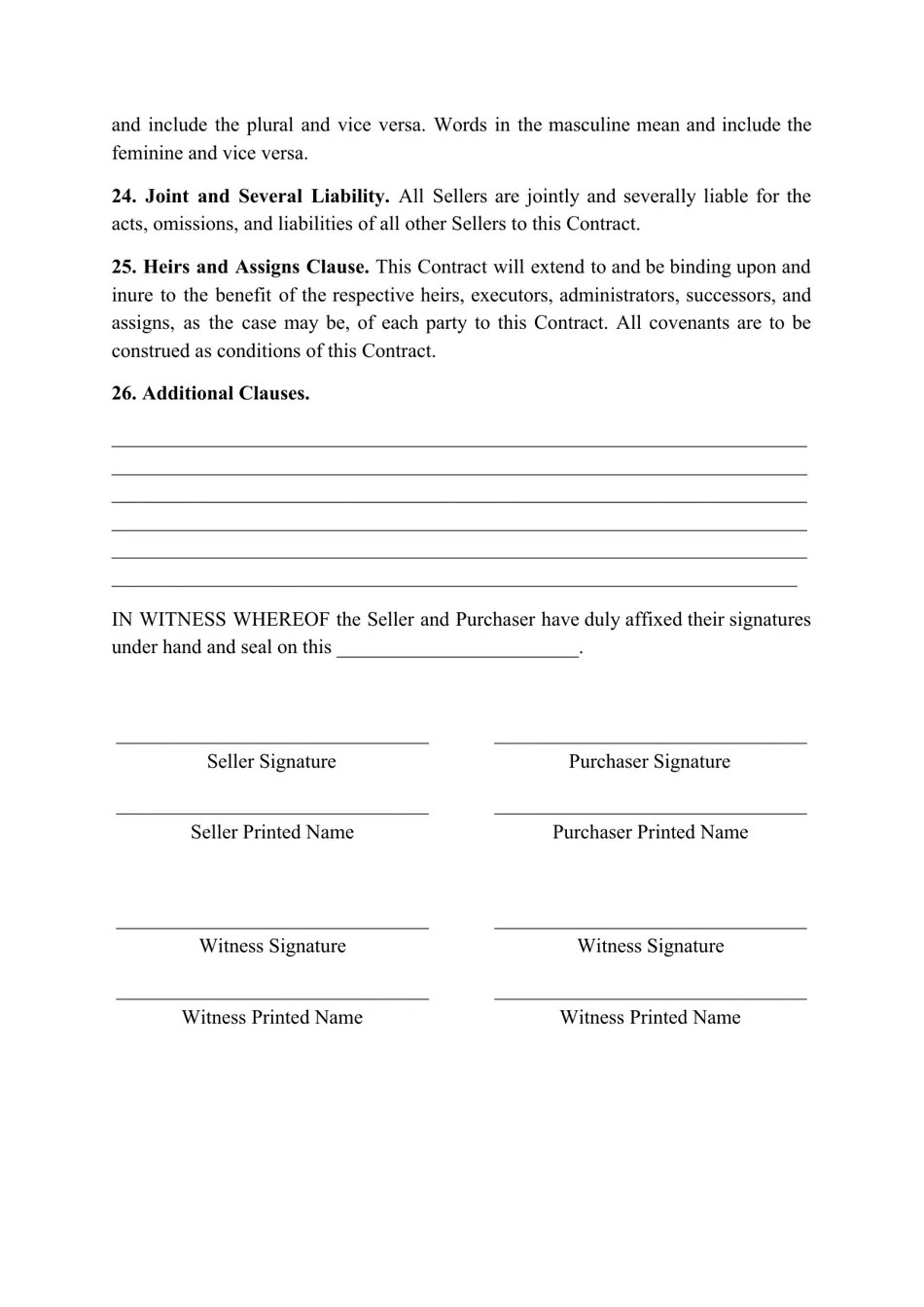 Texas Contract for Deed (Land Contract) Fill Out, Sign Online and Download PDF Templateroller