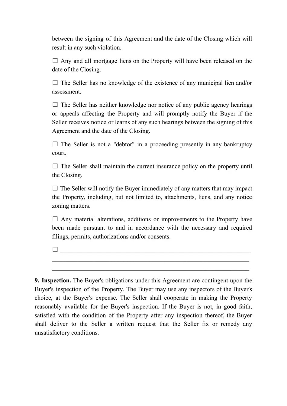 Nebraska Real Estate Purchase Agreement Template Fill Out, Sign
