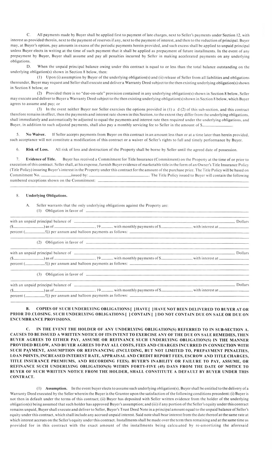 Utah Uniform Real Estate Contract Fill Out, Sign Online and Download