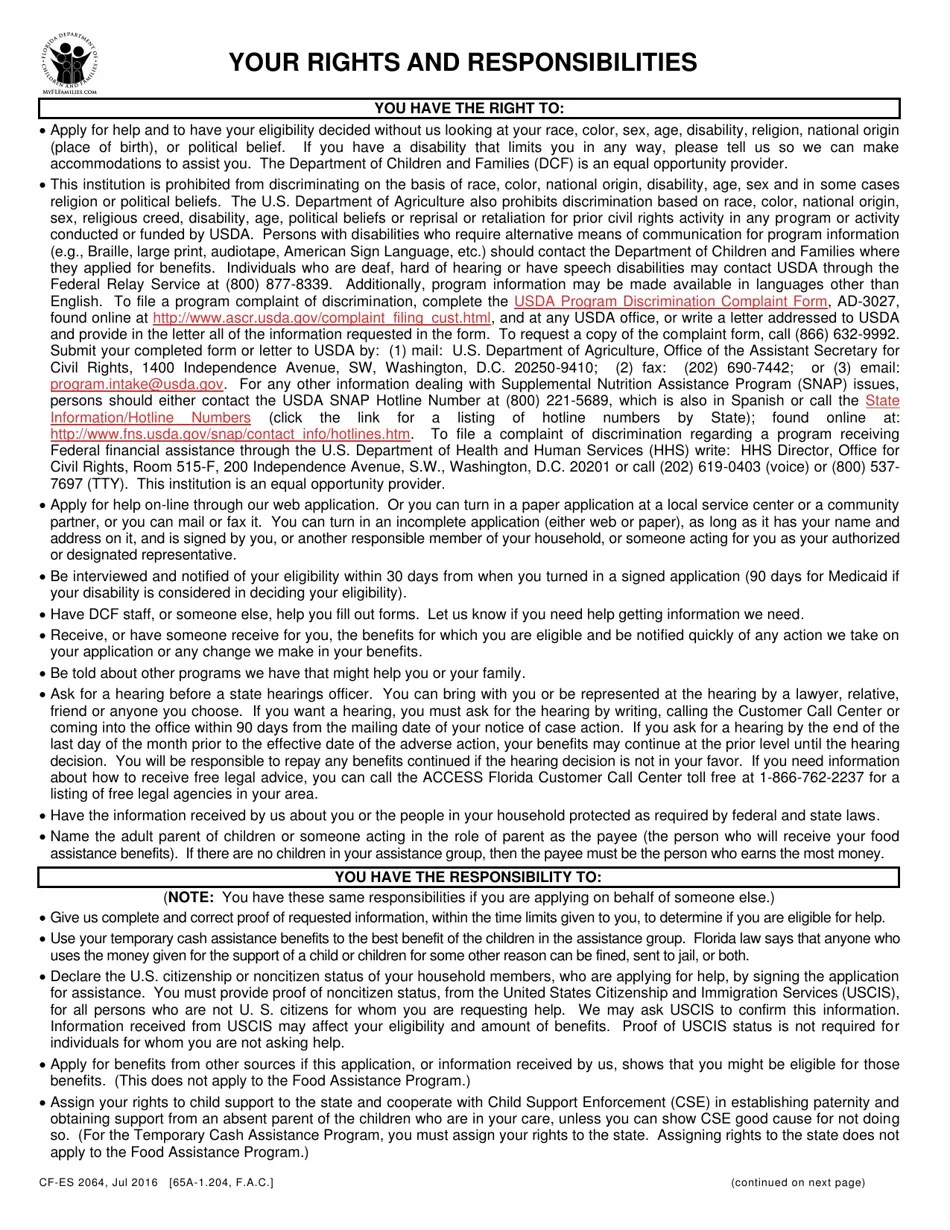 Form CFES2337 Fill Out, Sign Online and Download Printable PDF