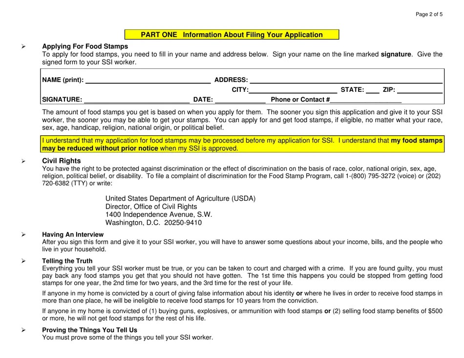 Form DSS8207SSI Fill Out, Sign Online and Download Fillable PDF