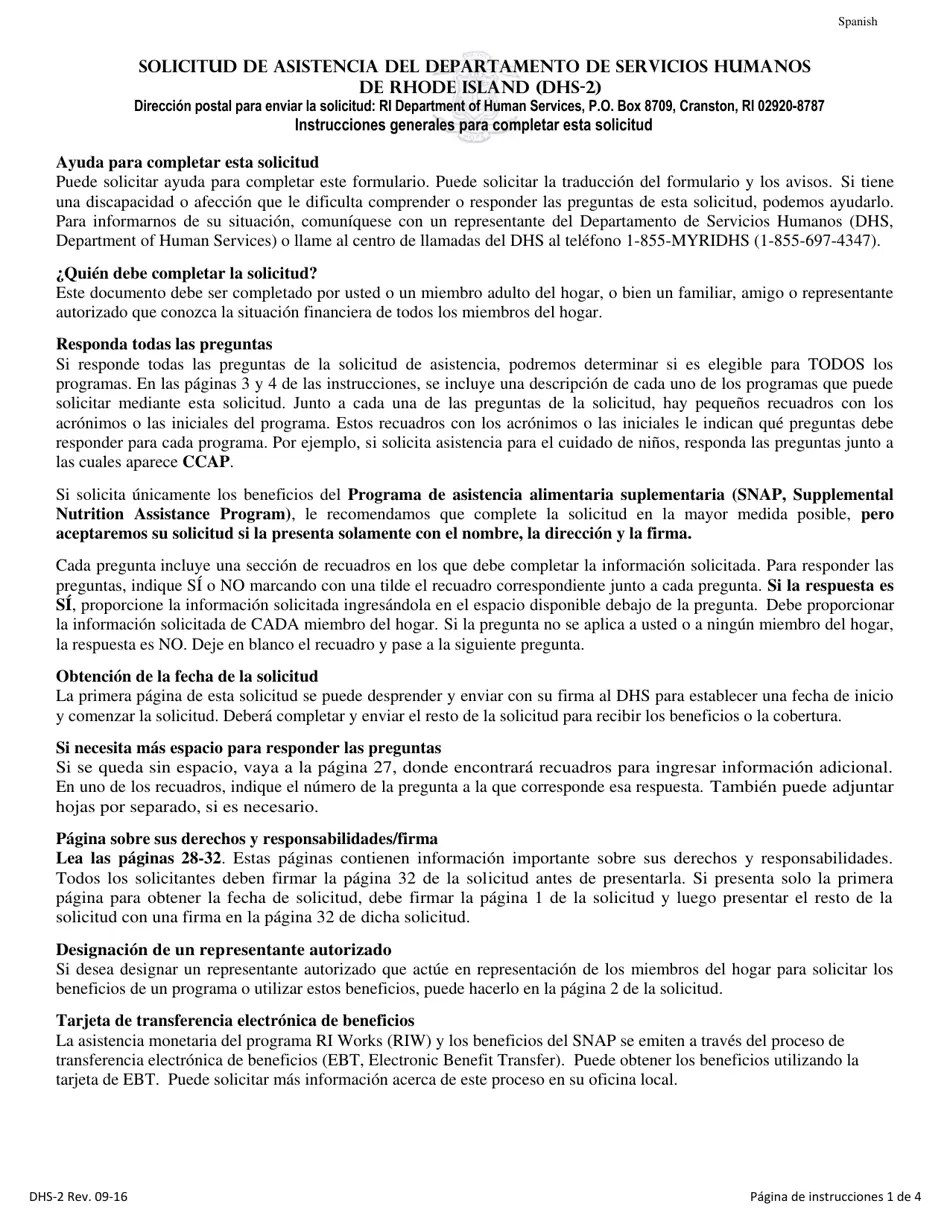 Formulario DHS2 Fill Out, Sign Online and Download Printable PDF