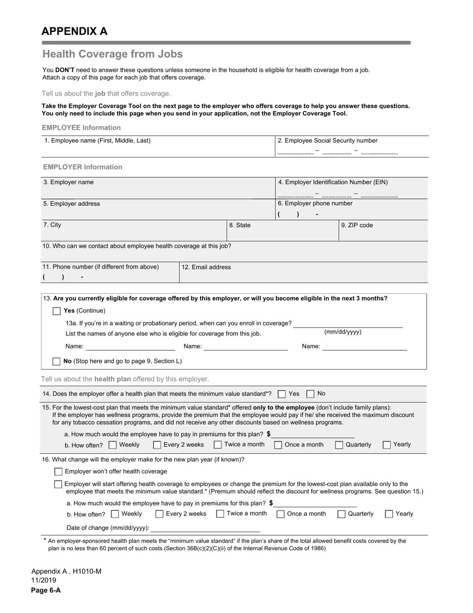 Form H1010 Fill Out, Sign Online and Download Printable PDF, Texas