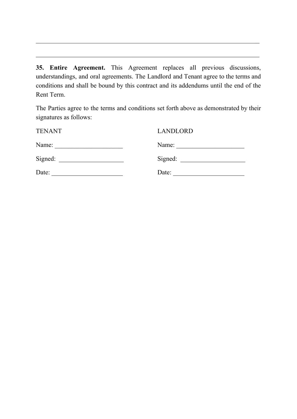 Vermont Residential Rental Agreement Template Fill Out, Sign Online