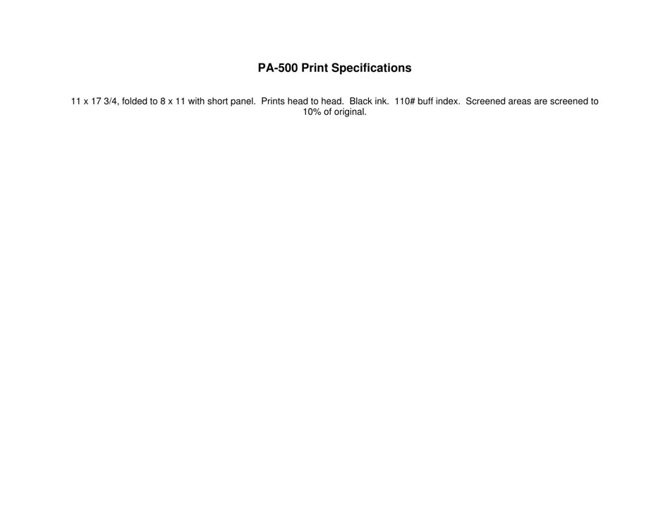 Form PA500 Fill Out, Sign Online and Download Printable PDF
