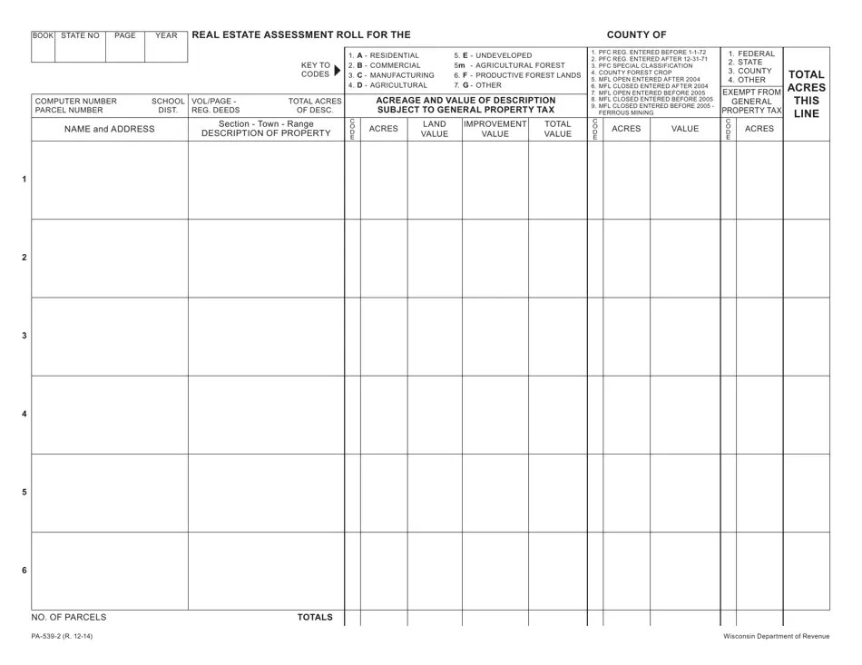 Form PA5392 Fill Out, Sign Online and Download Printable PDF