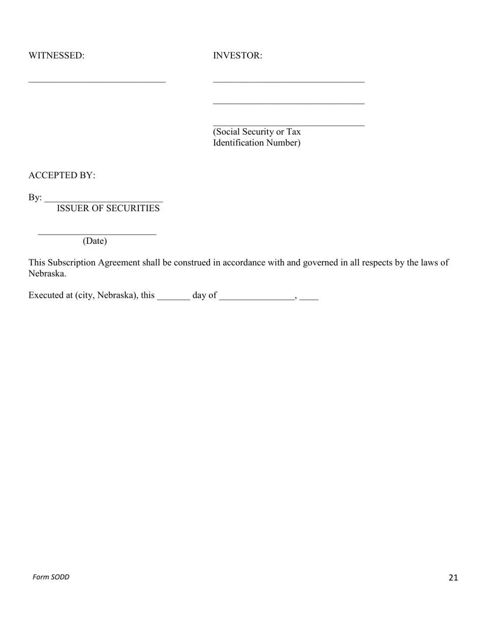 Form SODD Fill Out, Sign Online and Download Fillable PDF, Nebraska