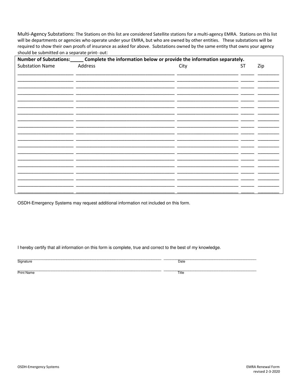 2020 Oklahoma Emra Survey/Renewal Form Fill Out, Sign Online and
