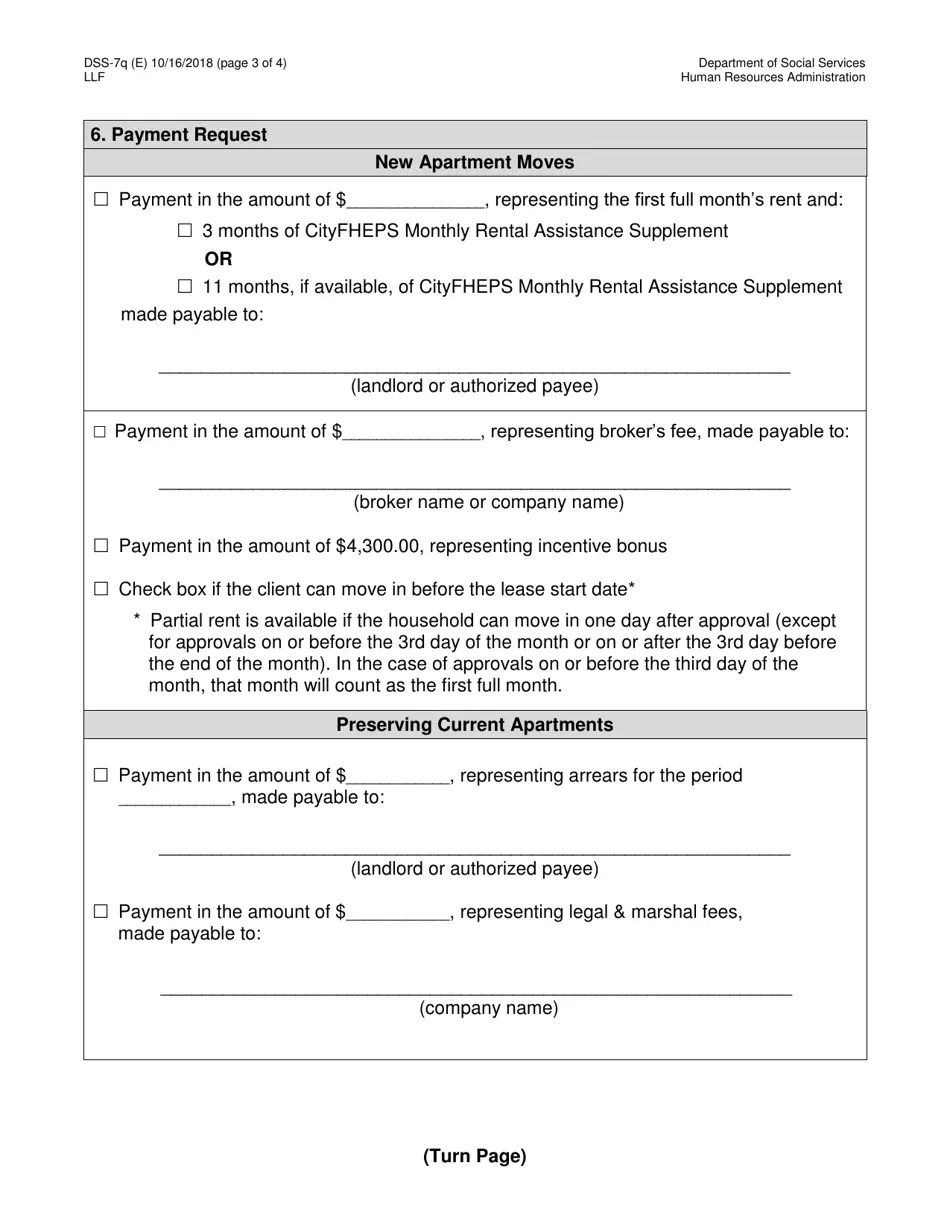Form DSS7Q Fill Out, Sign Online and Download Printable PDF, New