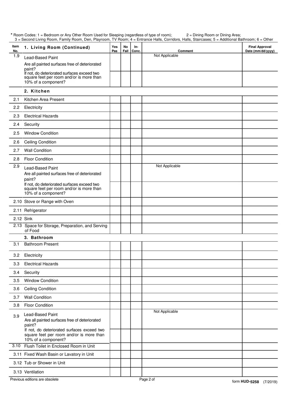 Form HUD52580 Fill Out, Sign Online and Download Fillable PDF Templateroller