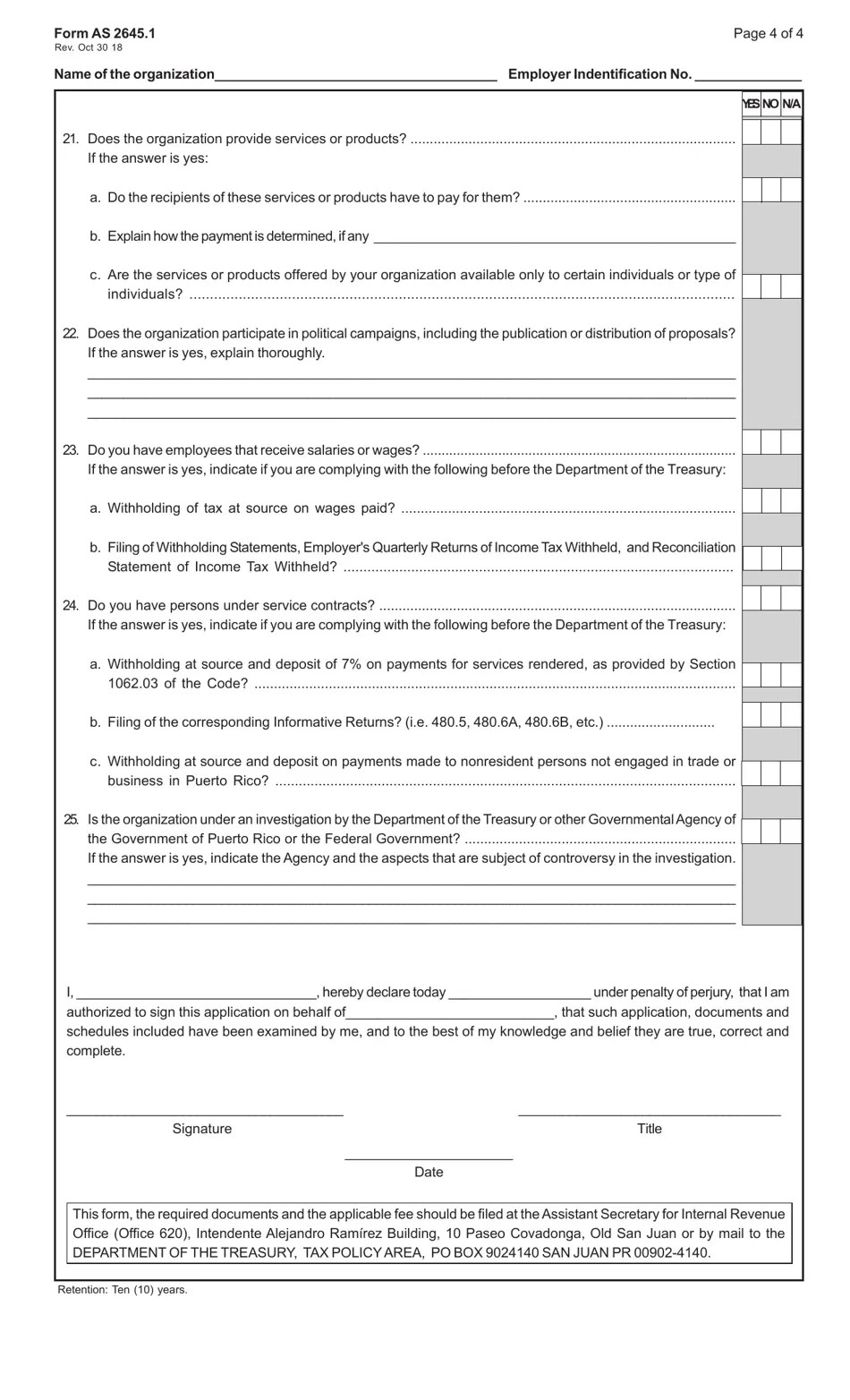Form AS2645.1 Fill Out, Sign Online and Download Printable PDF