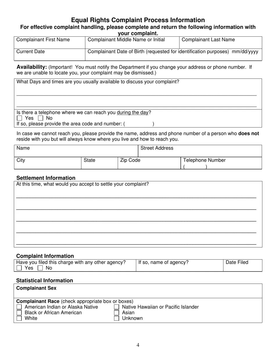 Form ERD10240 Fill Out, Sign Online and Download Printable PDF